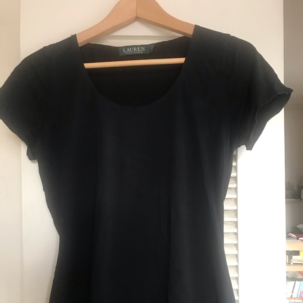 Fitted black Ralph Lauren tshirt M
